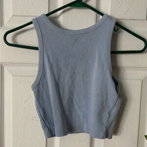 Light Blue Ribbed Tank Top - Originally retailed at 15.00
